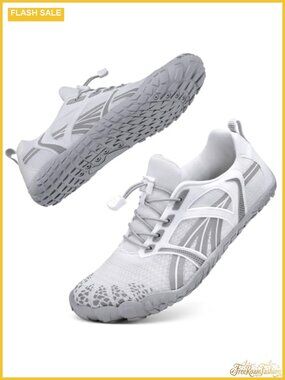 Athmile Barefoot Water Shoes Wide Toe Non Slip Quick Dry Aqua Beach